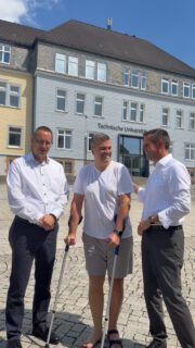Ein netter Besuch in Clausthal-Zellerfeld von @olaflies. Mit dabei Bürgermeisterkandidat und Stadtbrandmeister @markusfinck