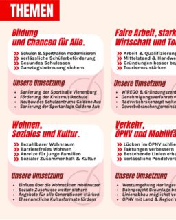 Unser Wahlflyer „Heimatzeitung“ zum durchswipen Part 2 👋🏽👋🏽👋🏽
