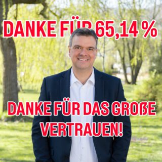 Ich sage einfach nur DANKE! Auch wenn viele im Vorfeld der Stichwahl gesagt haben, das wäre doch eine klare Sache, war ich bis zum Schluss sehr aufgeregt. Vielen, vielen Dank für euren Support und euer Vertrauen!
